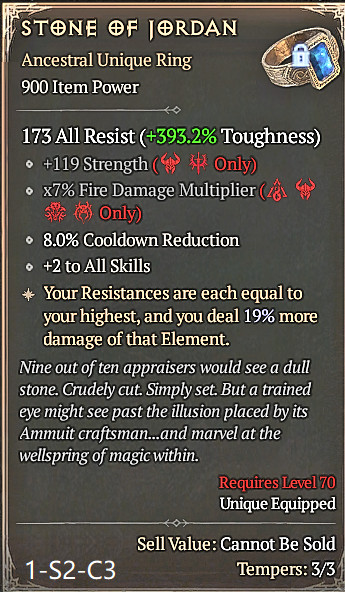 🔥 Diablo 4 Season 15 🔥Stone of Jordan