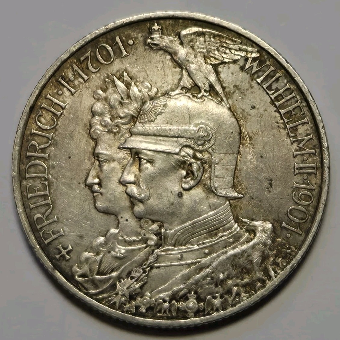 1901 A Prussia Silver 2 Mark 4062