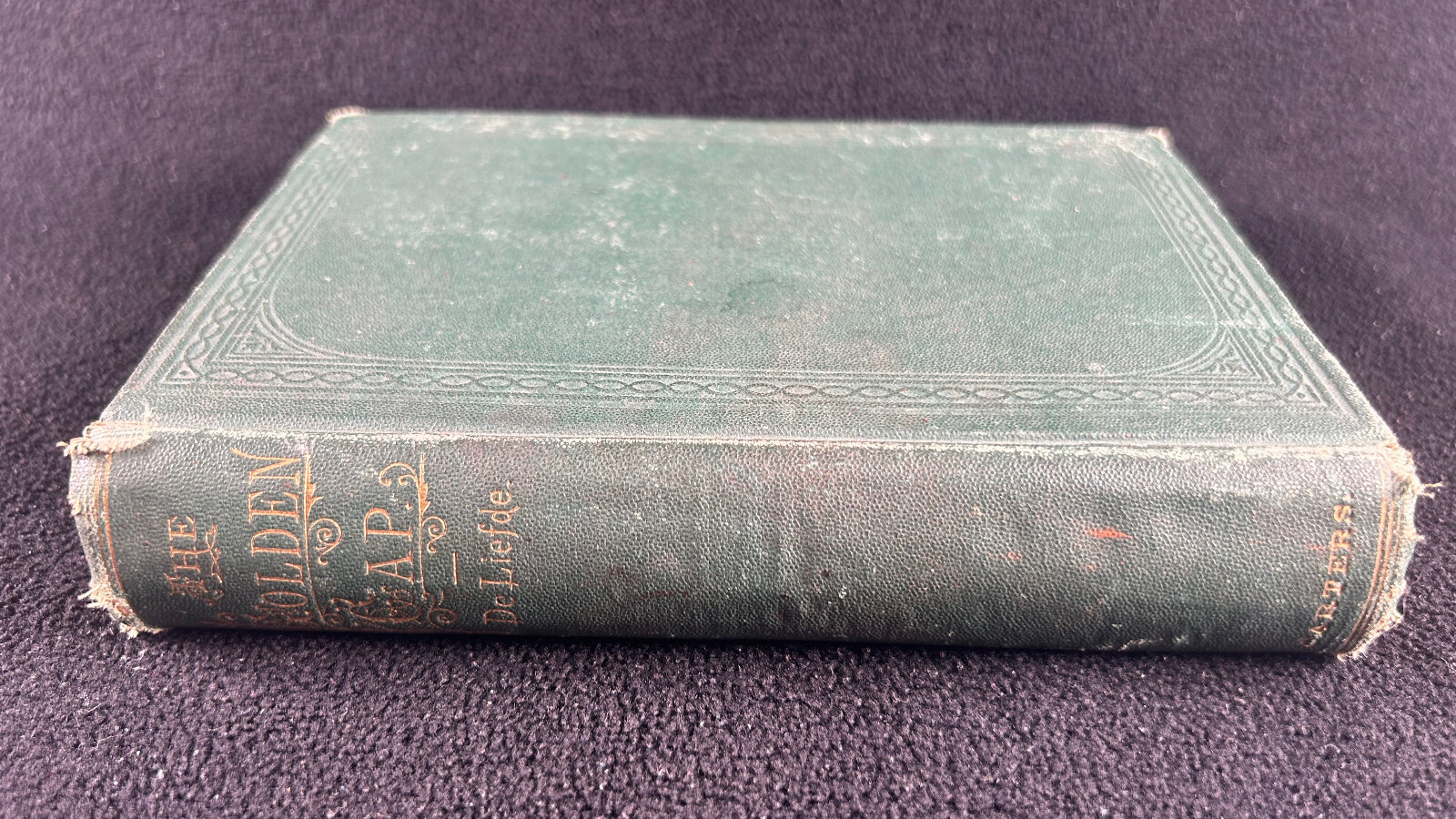 The Golden Cap 1870 Rev. J. De Liefde HC Fostedina Adgillus Other Stories Carter