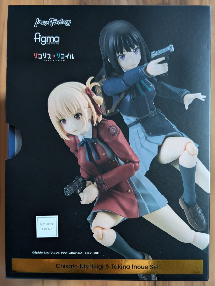 Max Factory figma 615/616 Lycoris Recoil Chisato & Takina Set w/Good Smile Bonus