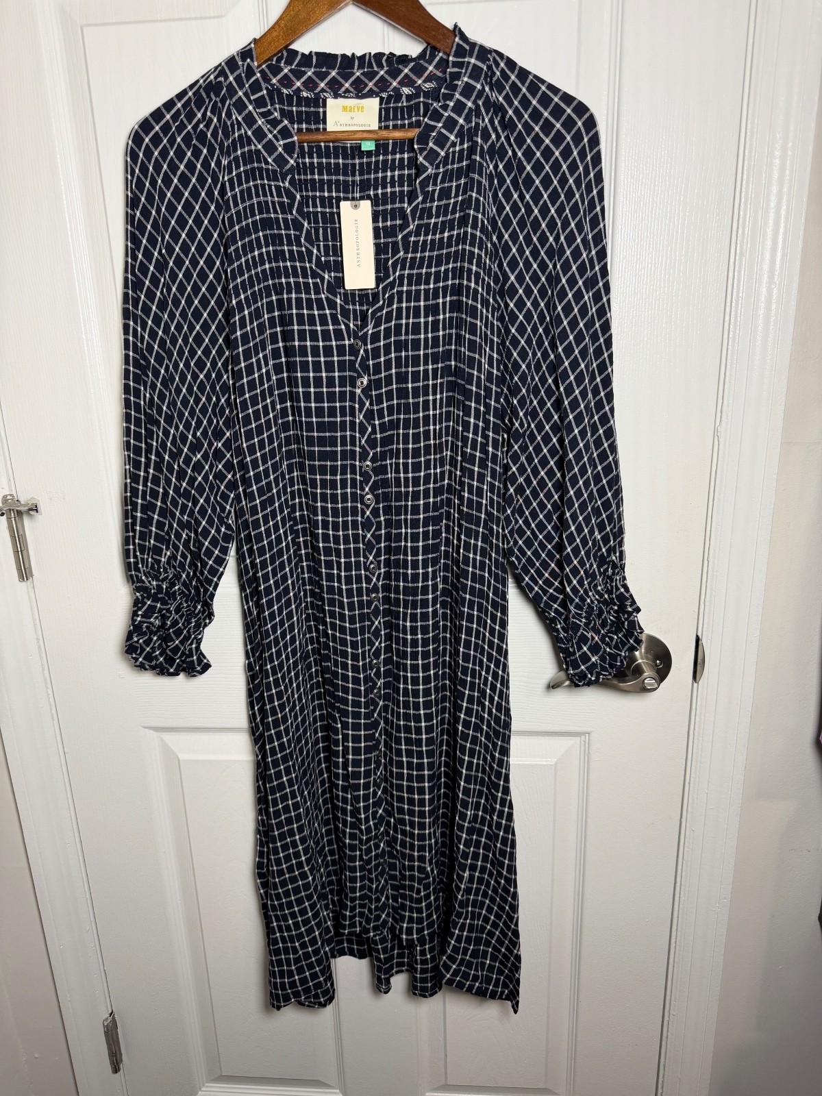 NWT Maeve Anthropologie Gingham Dress