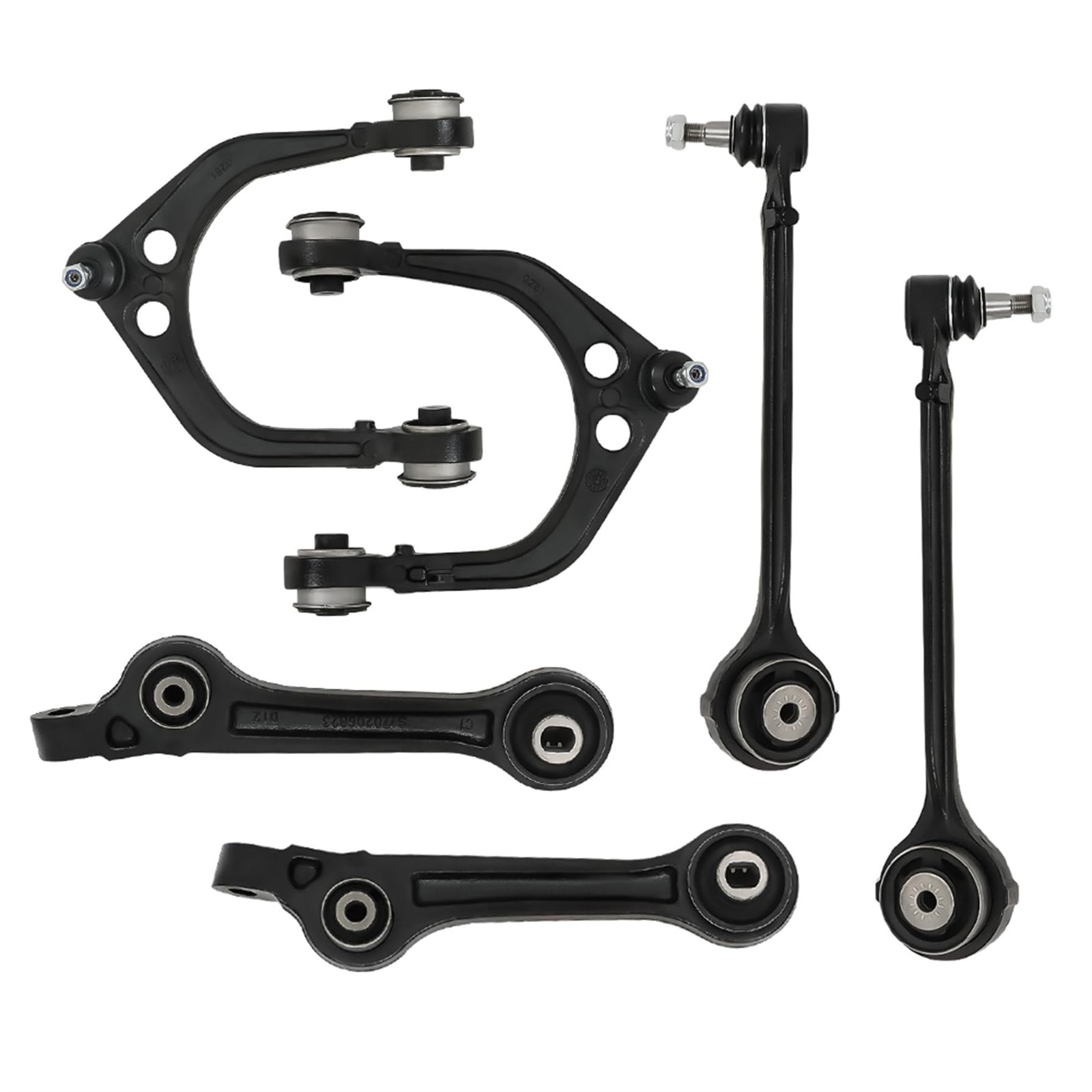 6pc Front Control Arms Suspension Kit for 300 Challenger 2011-2019 RWD