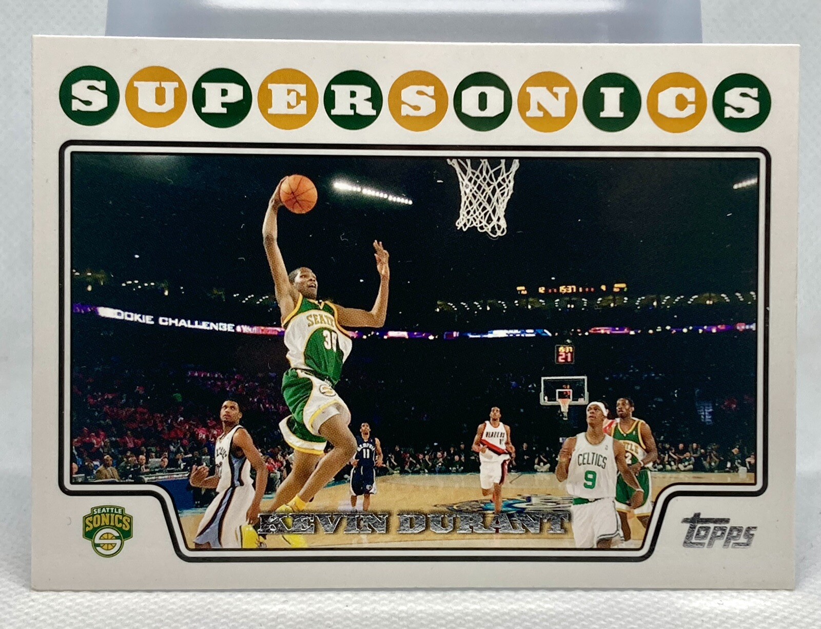 2008-09 Topps Kevin Durant #156 Supersonics 2nd Year