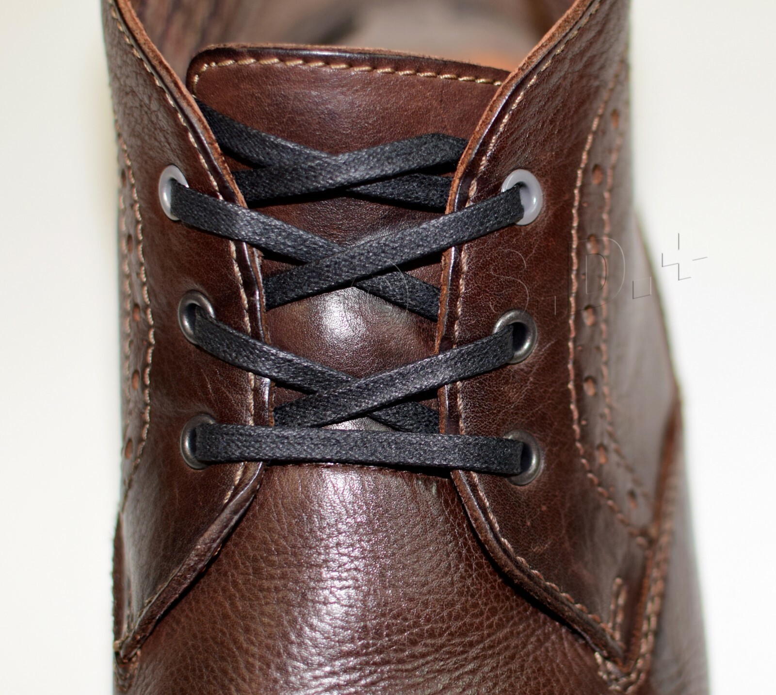 5mm FLAT Waxed Dress Shoelaces Boot Casual Oxford Shoe Laces Strings Bootlaces
