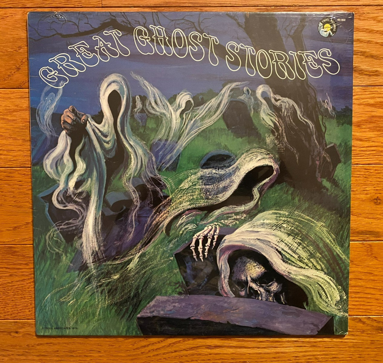 Great Ghost Stories LP Troll Records50-002 1973 Pressing Halloween Sealed Great Ghost Stories LP Troll Records50-002 1973 Pressing Halloween Sealed