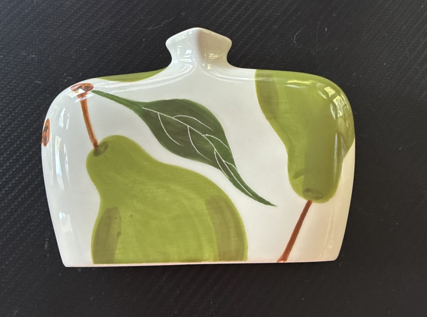 The Fenton International Pear Vase design from the Romy & Claire Collection