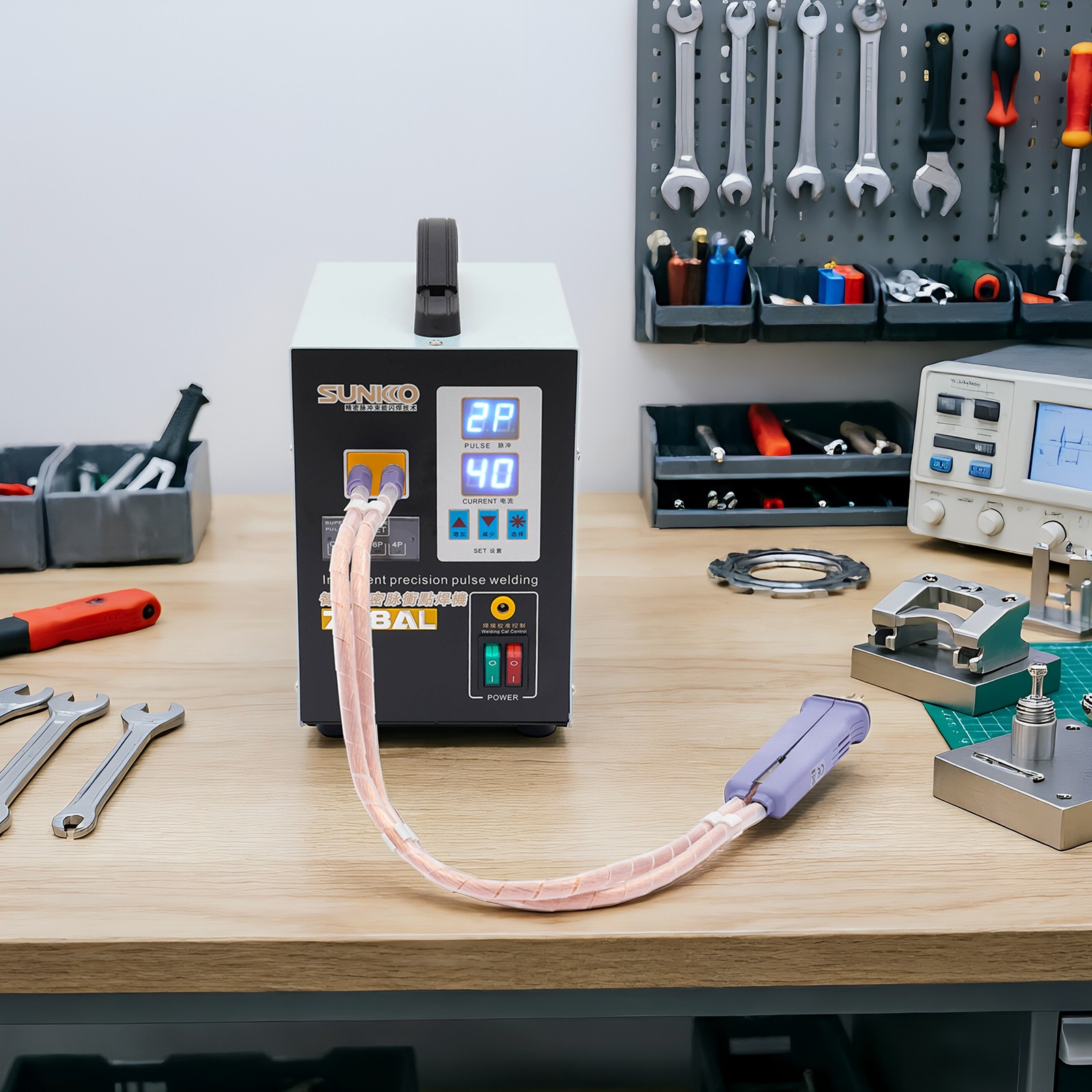 SUNKKO 738AL Pulse Spot Welder 3.6KW for Battery Welding Soldering Machine &73LA