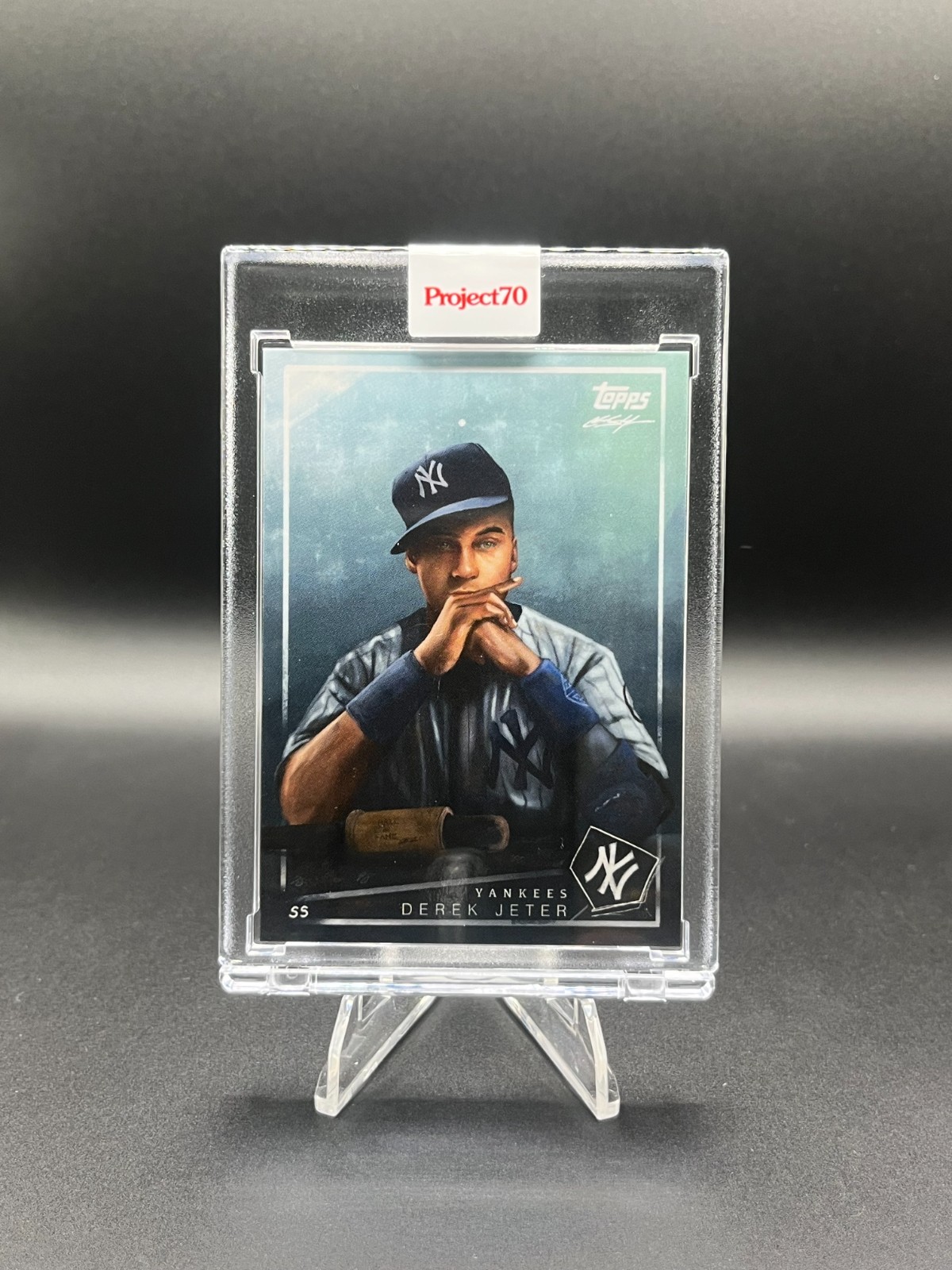 2021 Topps Project 70 - Derek Jeter (#540) - 2009 Topps Baseball by Chuck Styles