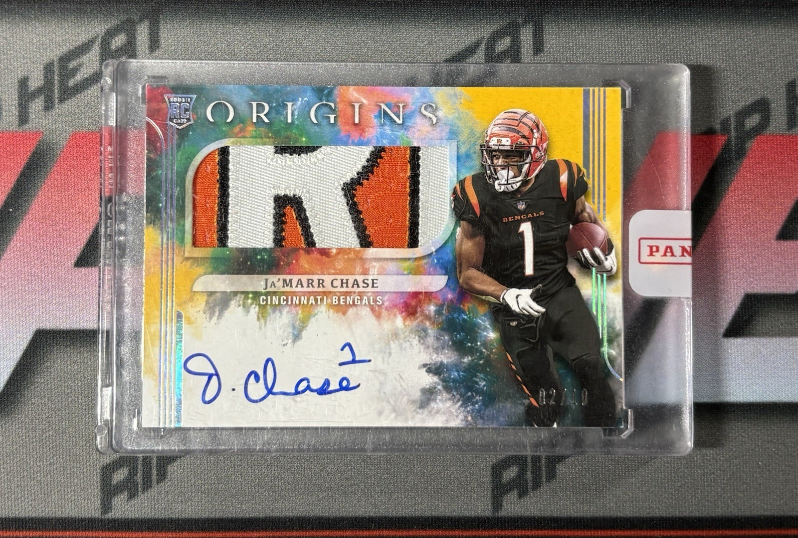 2021 Origins Ja\'Marr Chase GOLD RPA Rookie Patch Auto /10 RC BENGALS SEALED π
π
2021 Origins Ja\'Marr Chase GOLD RPA Rookie Patch Auto /10 RC BENGALS SEALED π
π