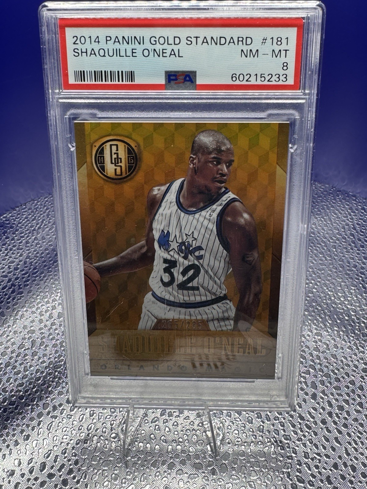 2014-15 Panini Gold Standard - Shaquille O'Neal #181 White Jersey /285 HOF Magic 2014-15 Panini Gold Standard - Shaquille O'Neal #181 White Jersey /285 HOF Magic