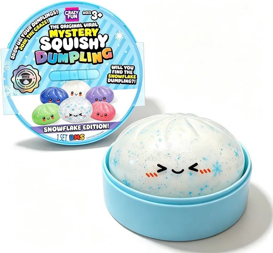 RMS Squishy Dumpling Snowflake Edition SEALED Walmart Chase RARE RMS Squishy Dumpling Snowflake Edition SEALED Walmart Chase RARE