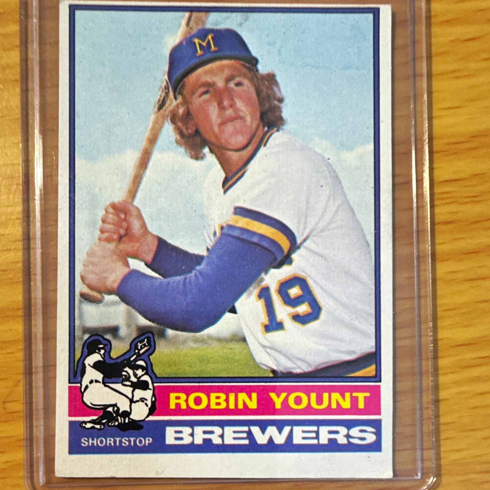 Topps 1976 Robin Yount Base Set #316 Milwaukee Brewers MLB Baseball Card