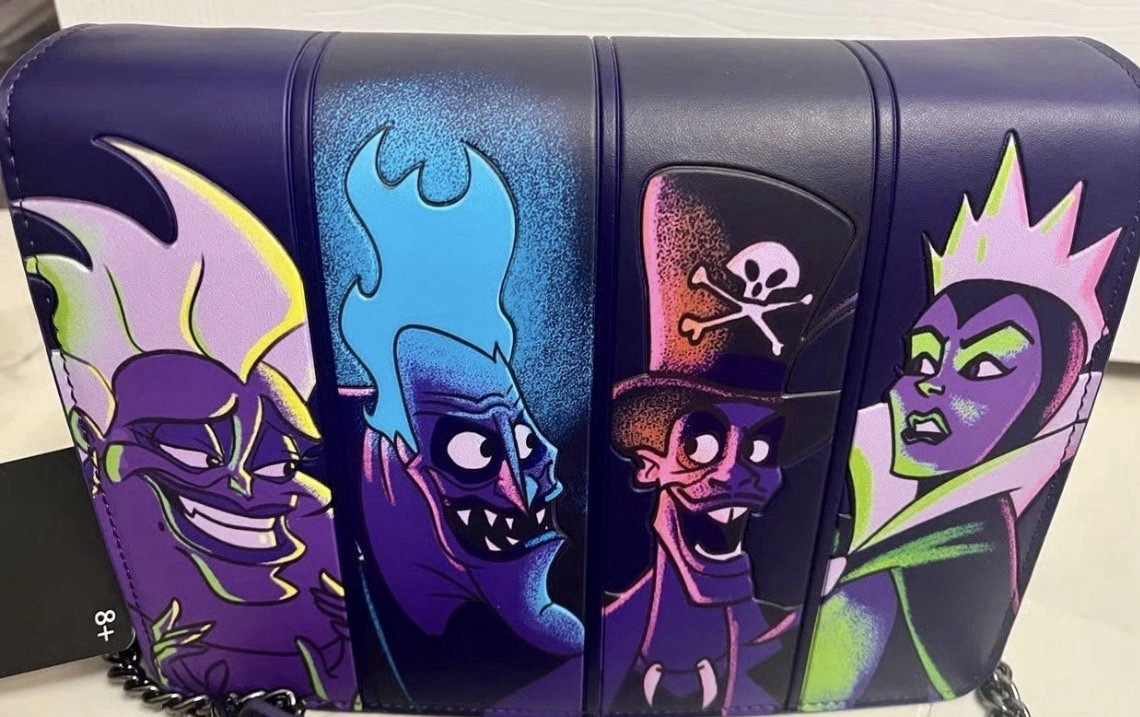 Disney Loungefly Villians Crossbody Bag-NWT