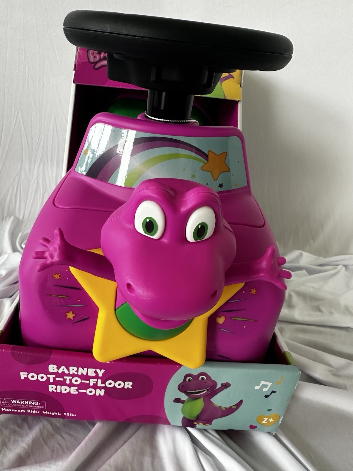 BARNEY FOOT TO FLOOR RIDE ON BARNEY FOOT TO FLOOR RIDE ON