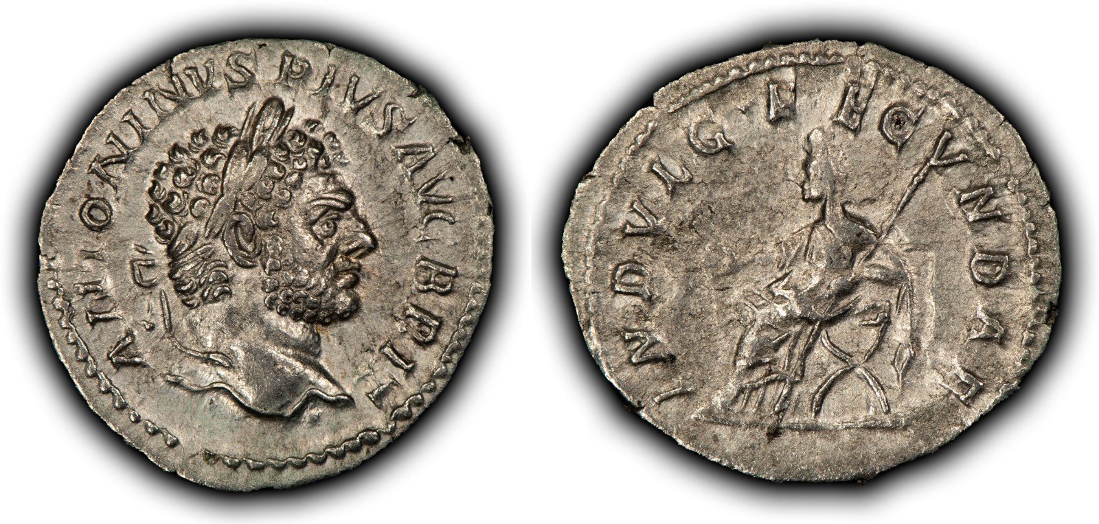 Caracalla AR Silver Denarius Ancient Roman Coin - XF/AU - SKU-AN0190