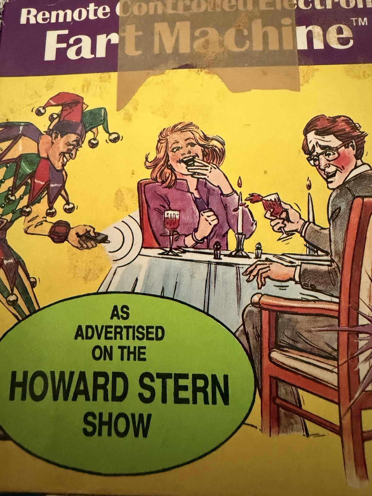 RARE Vintage Howard Stern Show Exclusive Radio Controlled Fart Machine Cool