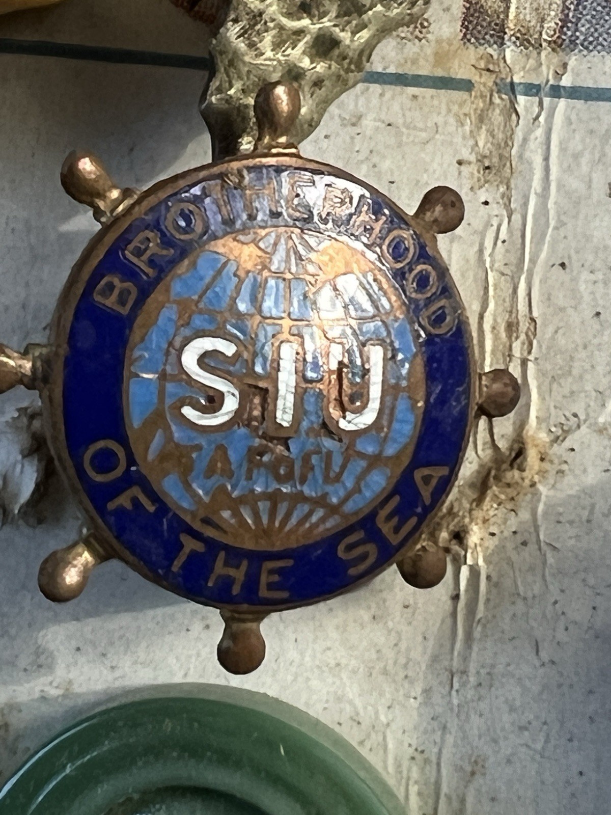 BROTHERHOOD OF THE SEA - SEAFARERES INTERNATIONAL UNION Lapel Pin
