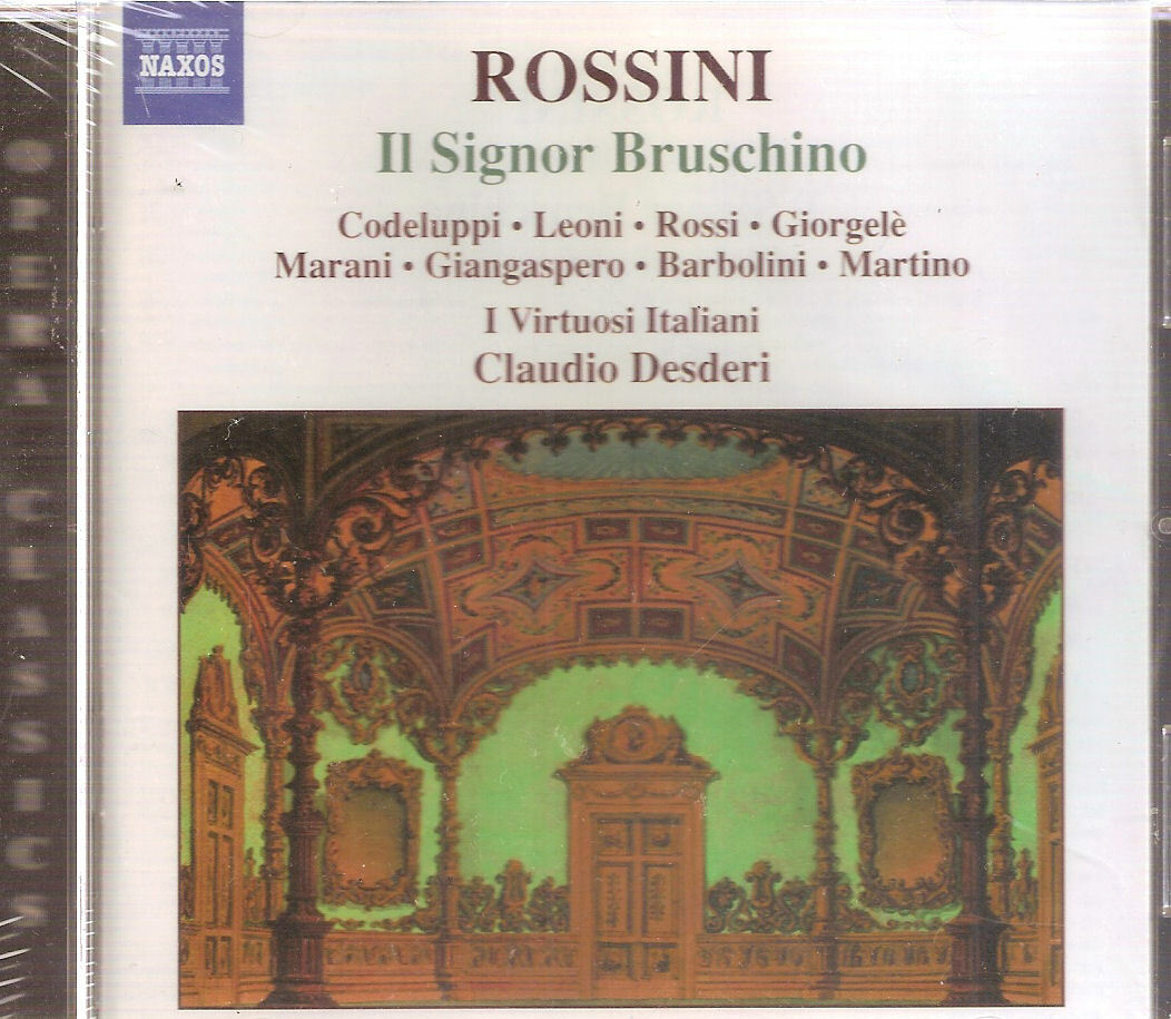Rossini: Il Signor Bruschino (CD, Jun-2004, Naxos (Distributor)) New #0820LF