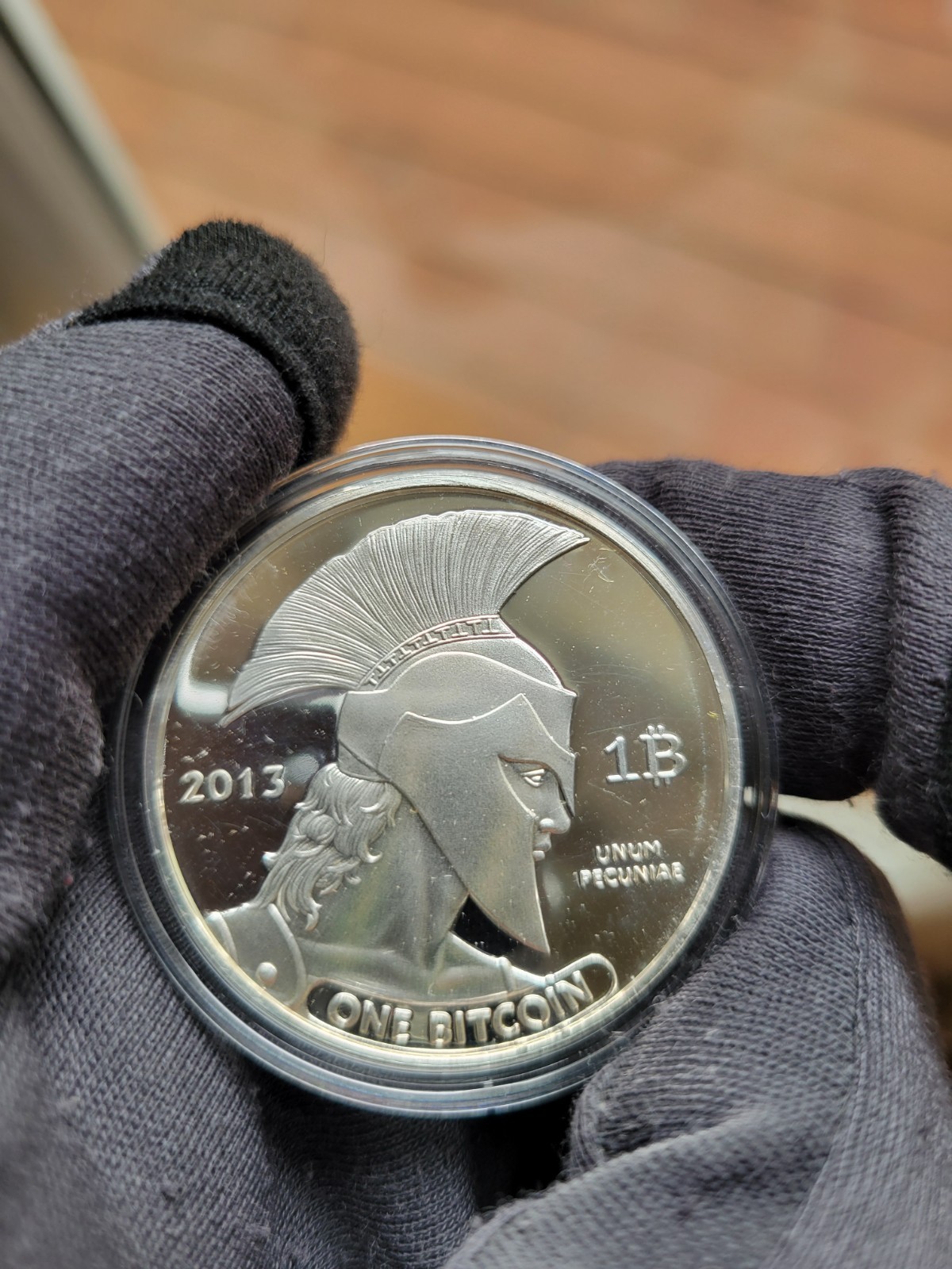 2013 Titan One Bit Coin 1 troy oz. .999 fine silver, uncirculated