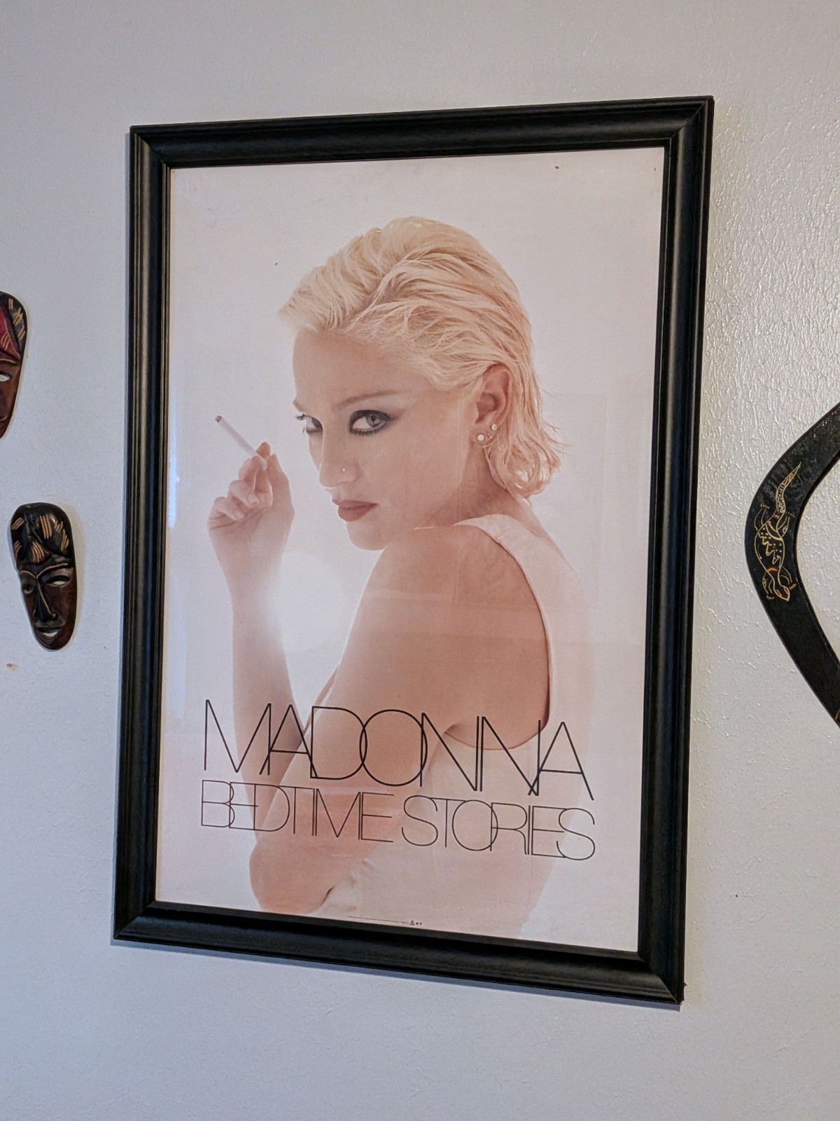 Madonna Rare Promo Poster - 1994 Bedtime Stories Release - Framed