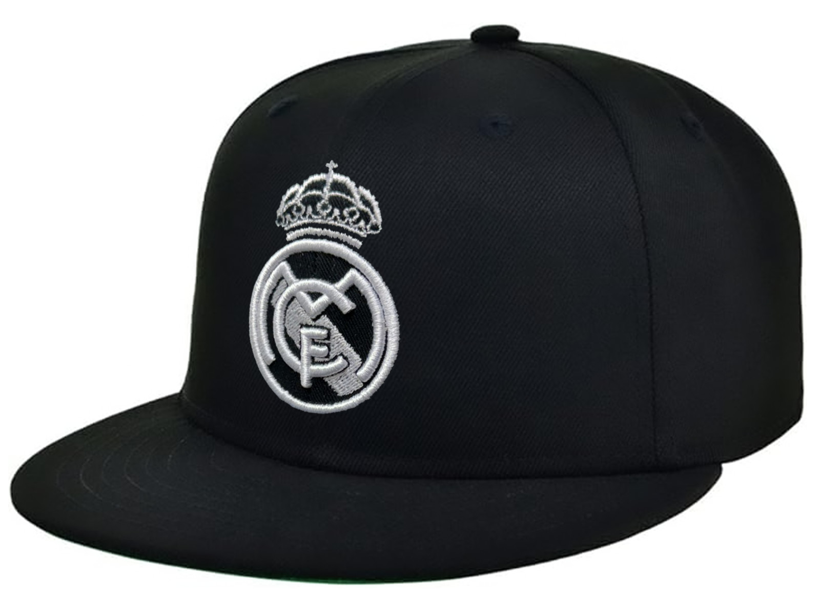 Real Madrid Snapback - Adjustable Fit - Authentic - White Embroidered Detail