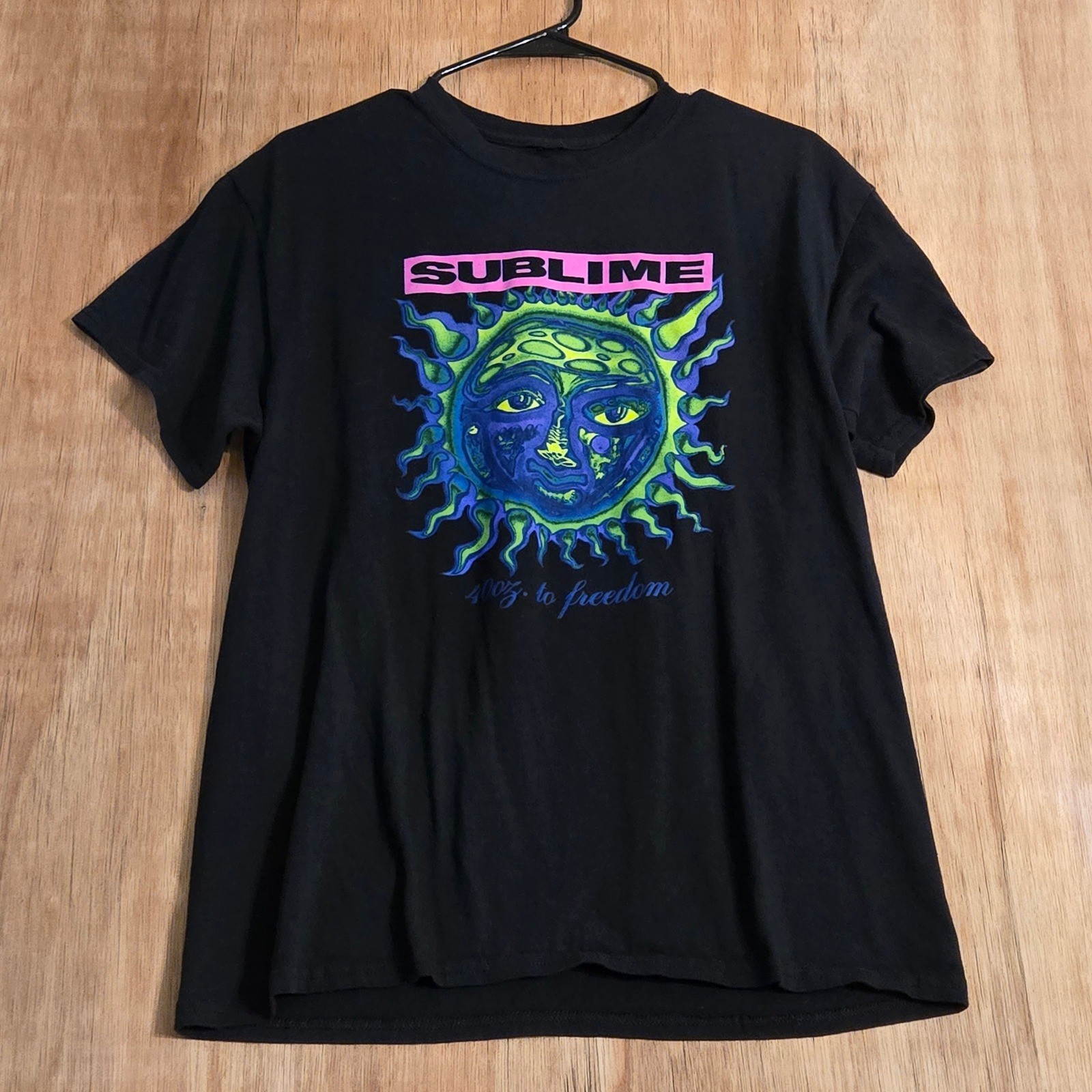 Sublime 40oz to Freedom Graphic Tee Shirt Black Mens L 2021 Sun Album Band Sublime 40oz to Freedom Graphic Tee Shirt Black Mens L 2021 Sun Album Band