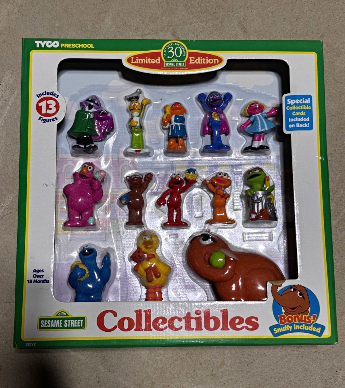 TYCO Preschool Sesame Street 30th Anniversary Box Set 13 Figures