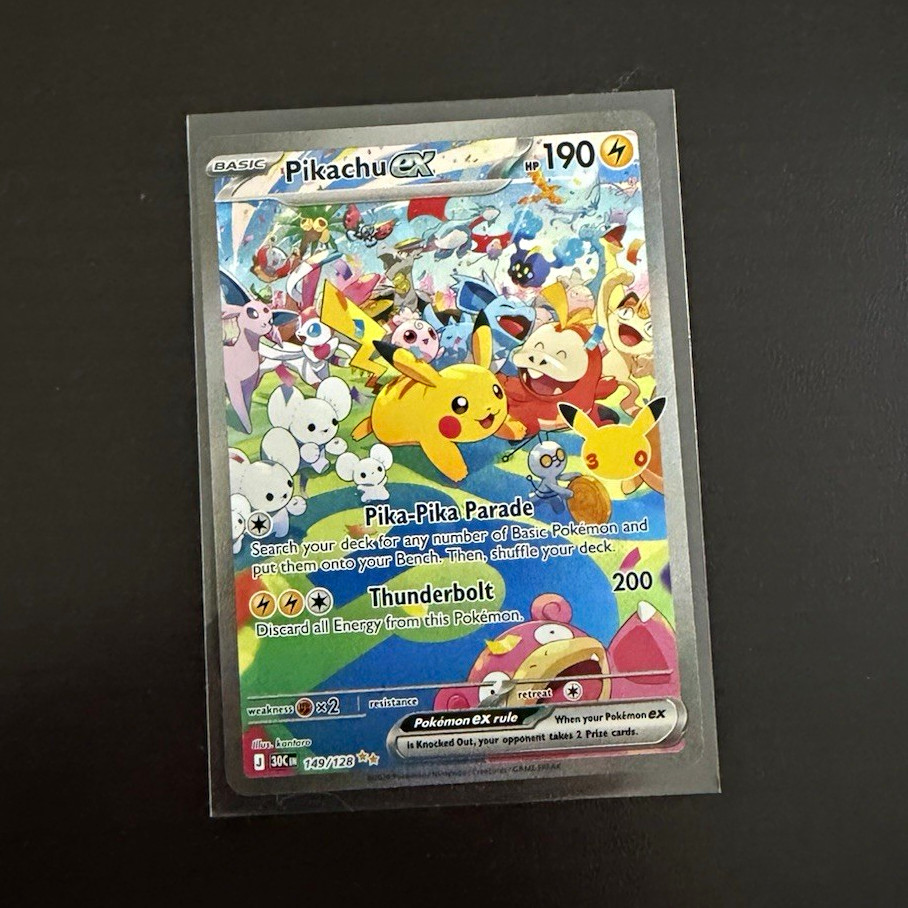 Pikachu ex SIR 149/128 ✨MINTY CONDITION✨