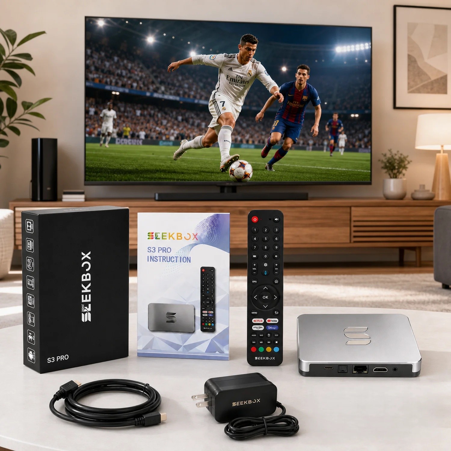 NEW SeekBox Pro Android TV Box Version Voice Control Same Day Shipping 4K NEW SeekBox Pro Android TV Box Version Voice Control Same Day Shipping 4K