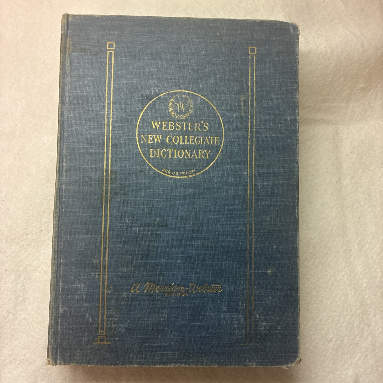 1956 edition of Webster's New Collegiate Dictionary second edition