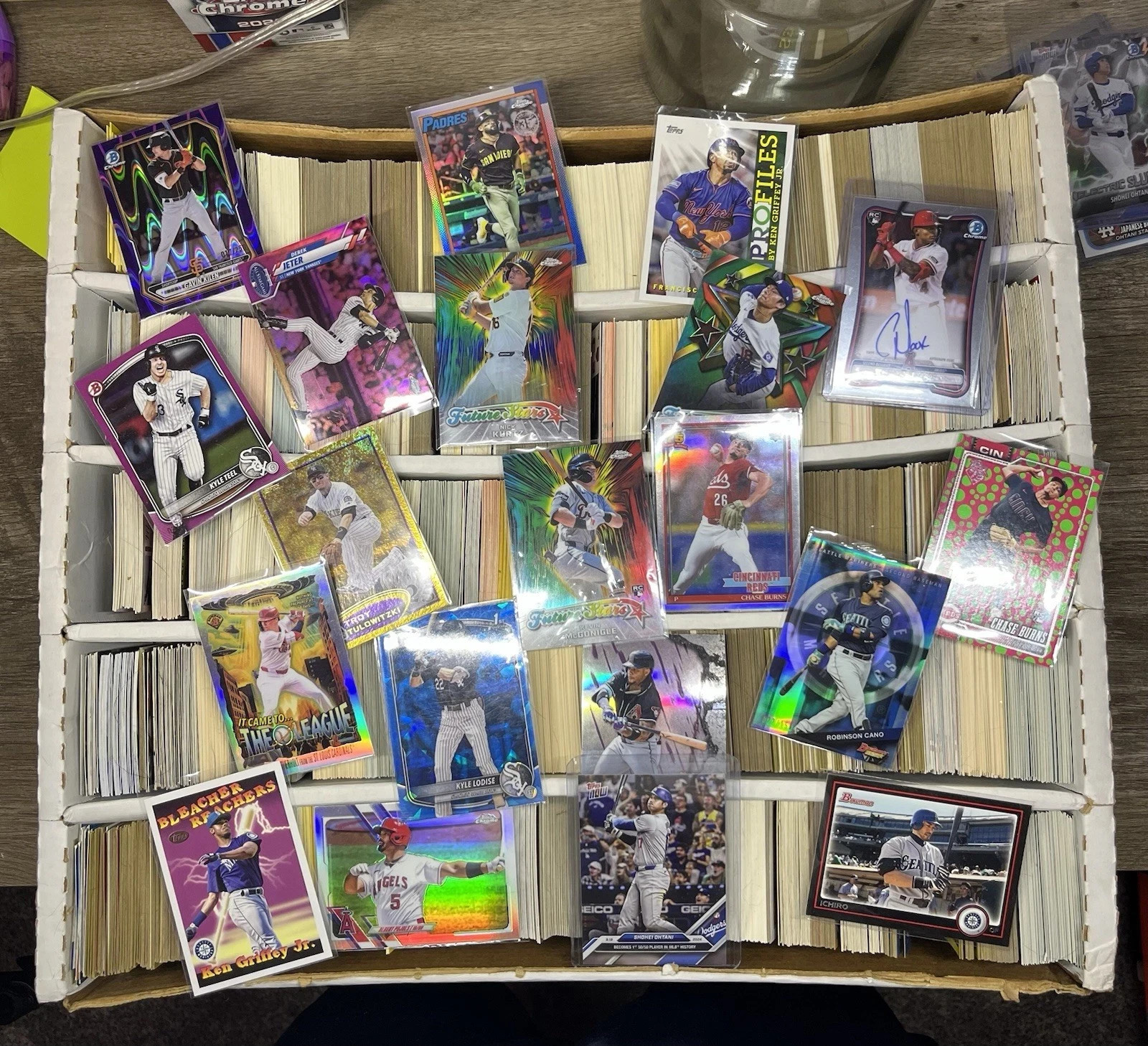 50 Multi-Sport Card Lot, Inserts, RC’s, Numbered, etc.