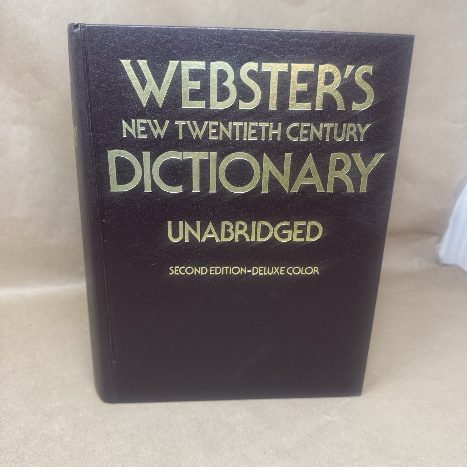 Webster's New Twentieth Century Dictionary Unabridged 2nd Ed HC Illustrated 1977