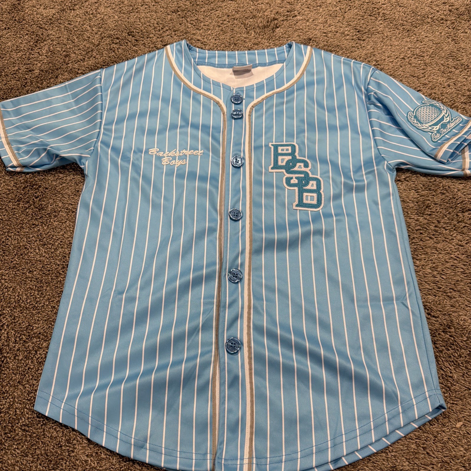 Backstreet Boys Into the Millennium Baseball Jersey Medium The Sphere Exclusive