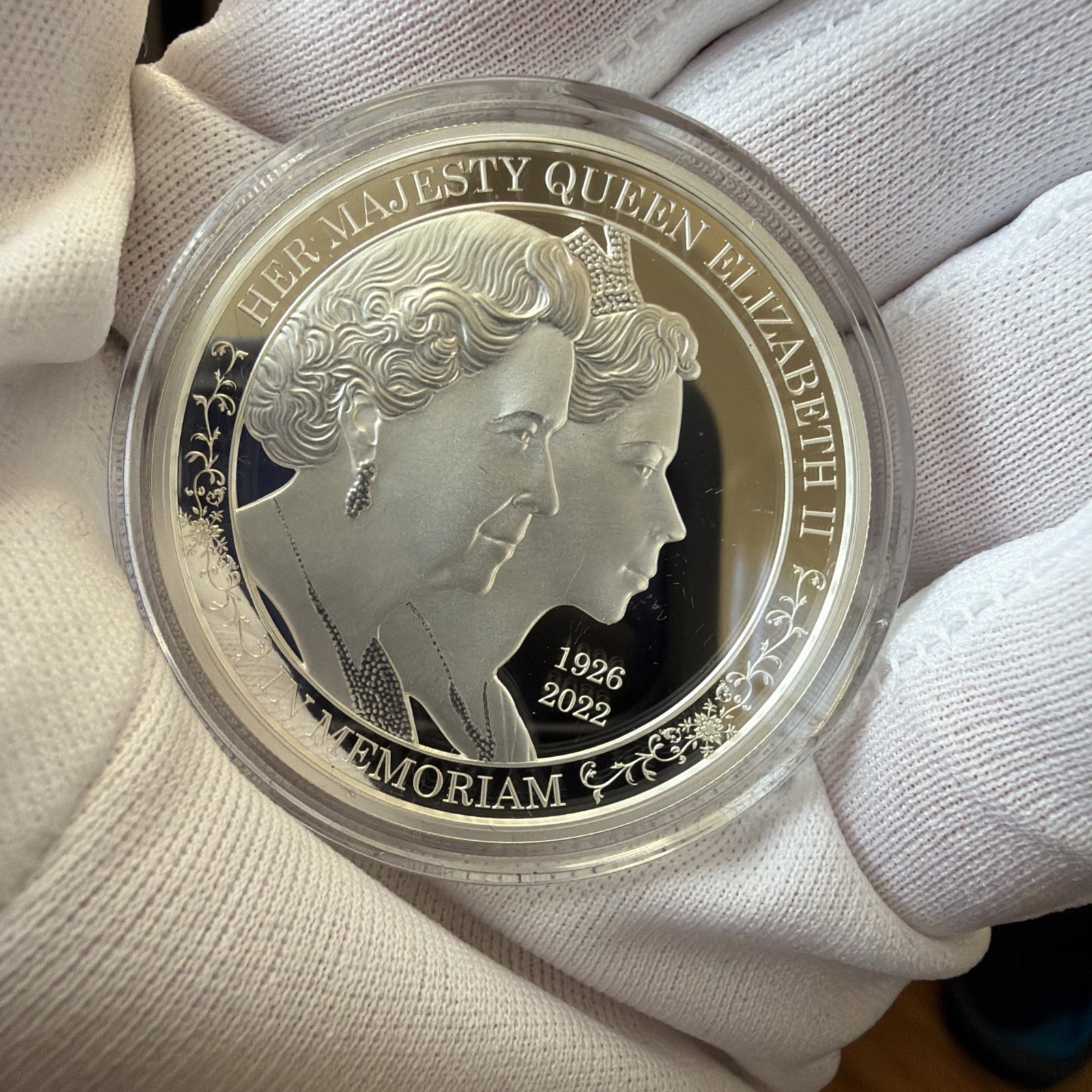 2022 Barbados In Memoriam Queen Elizabeth Double Portrait 1 oz Proof Silver Coin 2022 Barbados In Memoriam Queen Elizabeth Double Portrait 1 oz Proof Silver Coin