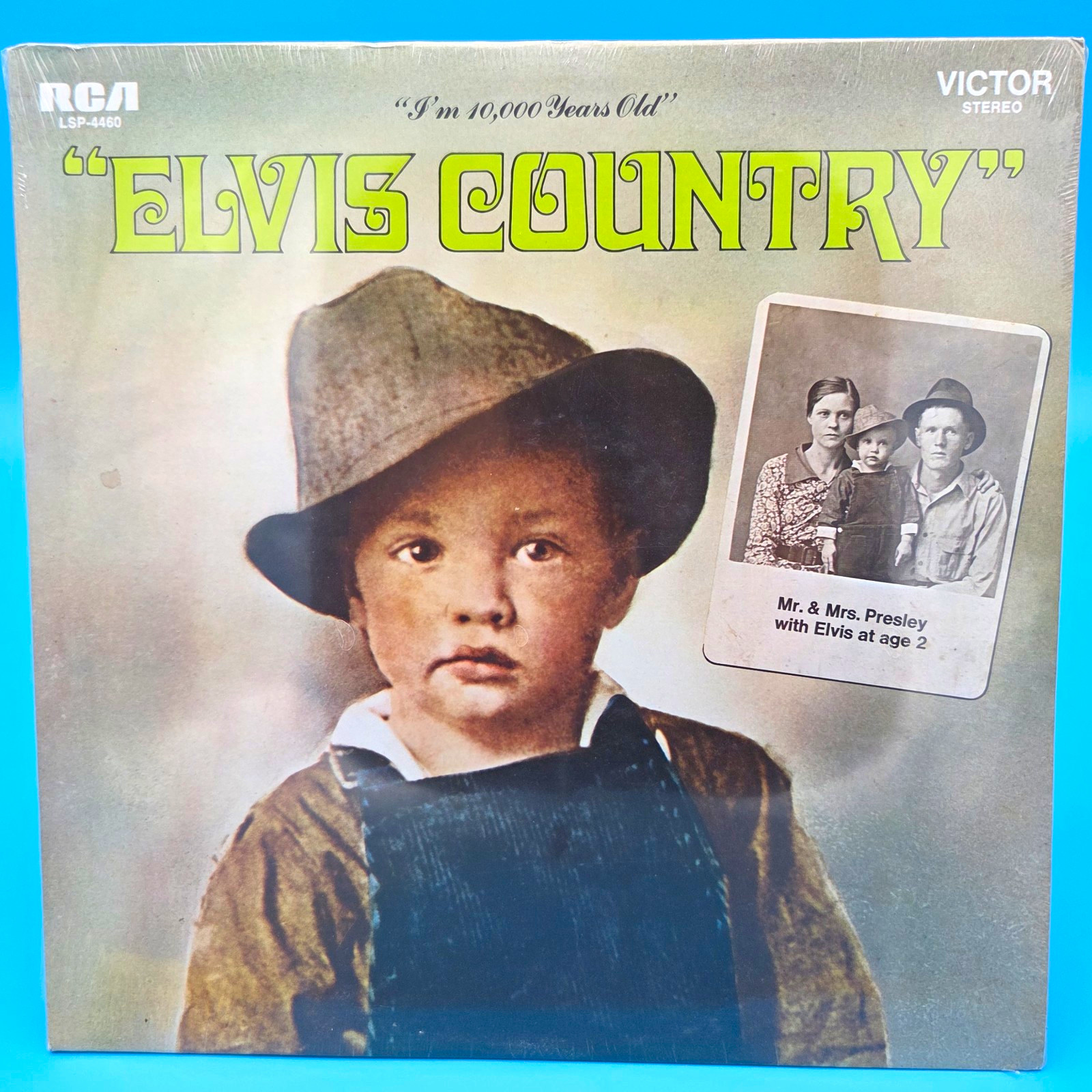 VINTAGE SEALED Elvis Presley - Elvis Country Vinyl LP 1975 Reissue RCA LSP-4460