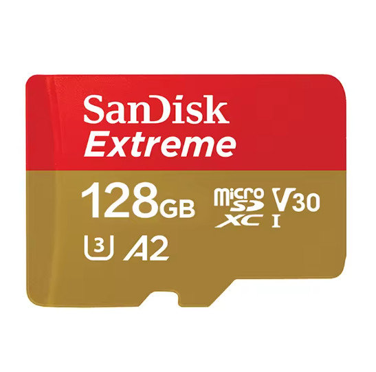 Sandisk Extreme Micro SD Memory Card 128GB Real Original with Adapter New