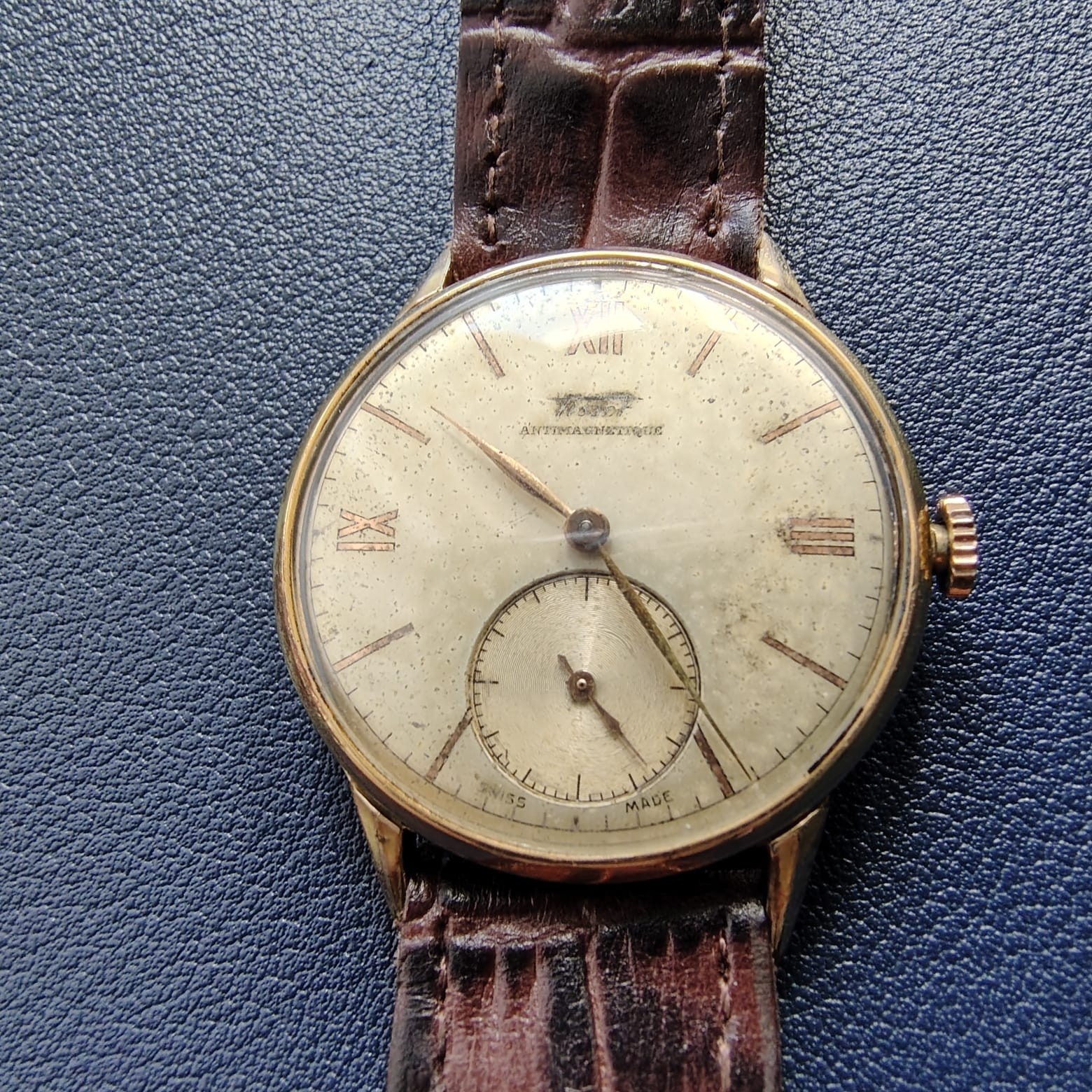 Vintage 1944 TISSOT Antimagnetic Manual Wind 34mm - Caliber 27