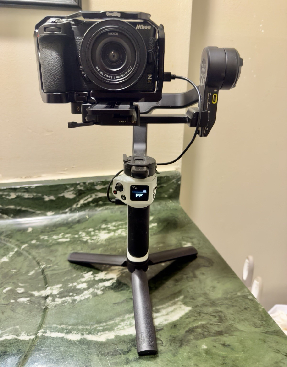 Nikon Z30 4K Video Camera + 16-50mm Lens + Zhiyun Weebill 3E Gimbal + Cage