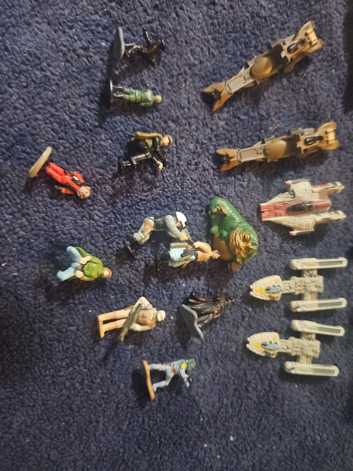 Vintage Star Wars Micro Machines Galoob 1990s Figure & Vehicle Lot 