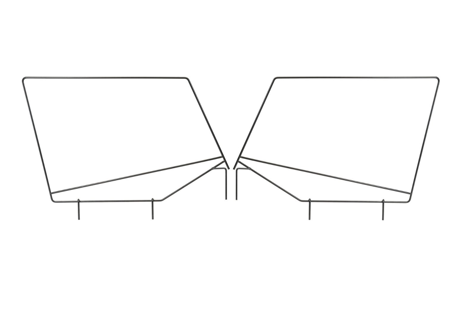 MasterTop Upper Steel Door Frame Pair For 1987-95 Jeep Wrangler YJ Powdercoated MasterTop Upper Steel Door Frame Pair For 1987-95 Jeep Wrangler YJ Powdercoated