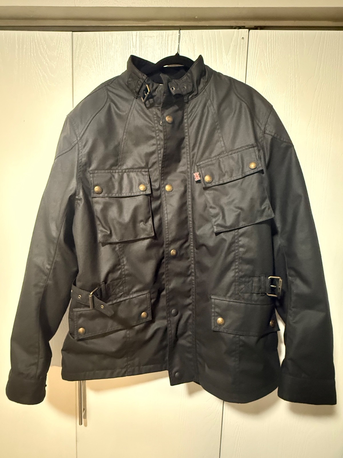 Belstaff Black Crosby Motorcycle Jacket 3XL (US Large) NWT