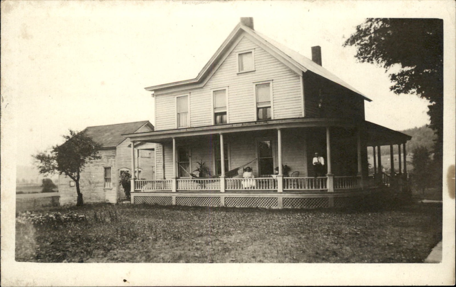 Binghamton NY Postmark Farmhouse c1910 Real Photo Vintage Postcard bhn Binghamton NY Postmark Farmhouse c1910 Real Photo Vintage Postcard bhn