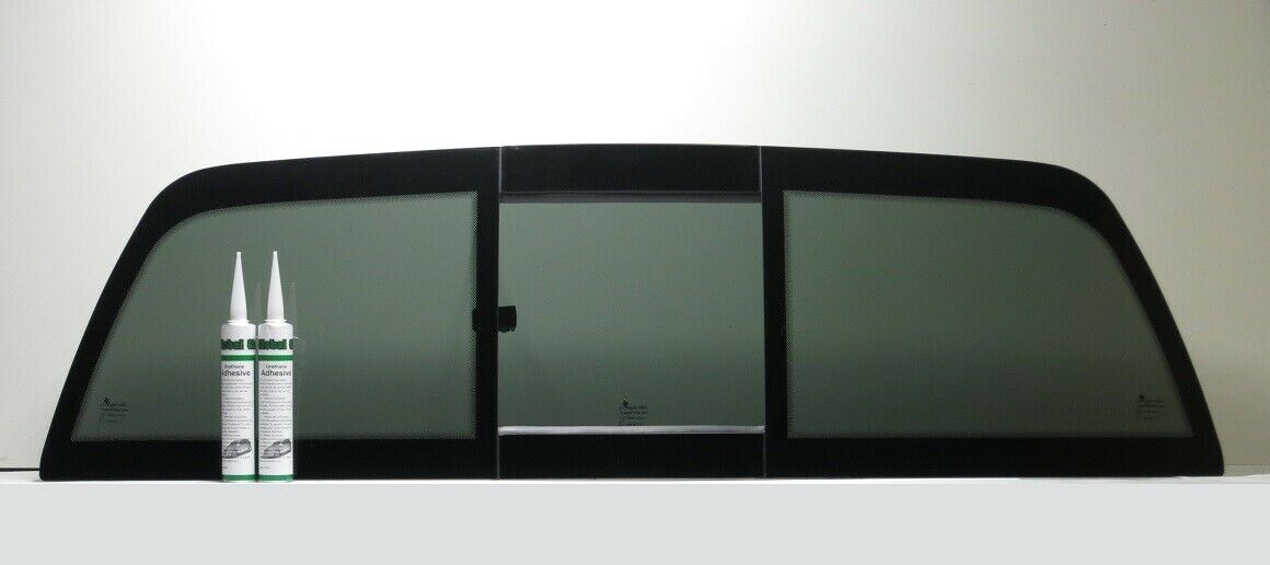 Fits 2003-2009 Dodge Ram Pickup 2500 3500 Manual Slider Back Glass Flush Mount