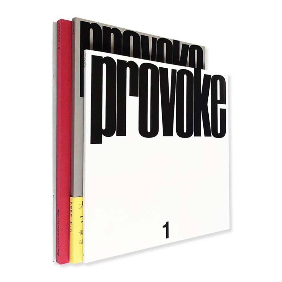 PROVOKE COMPLETE REPRINT 2018 DAIDO MORIYAMA 3 Volumes Book Reproduction Japan