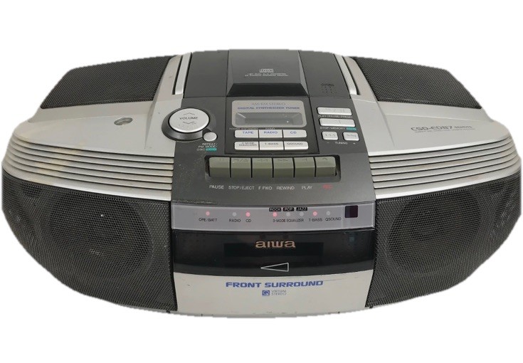 Aiwa CSD-ED87 🎶 CD Stereo Radio, T-Bass, Cassette Recorder - New Aiwa CSD-ED87 🎶 CD Stereo Radio, T-Bass, Cassette Recorder - New