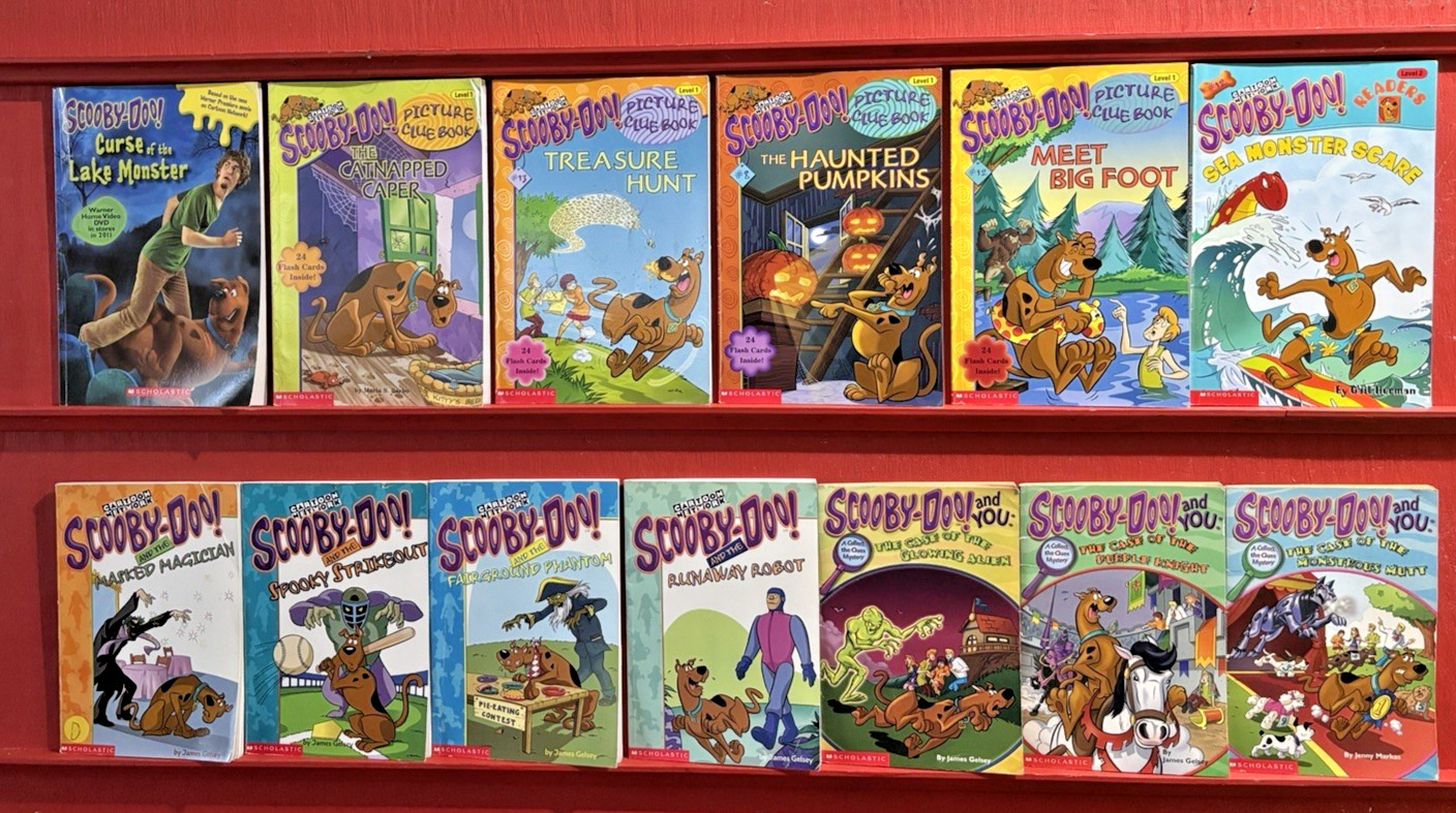 Scooby-Doo Lot 13 Readers Books Picture clue Halloween Mystery 1st 2nd Grades