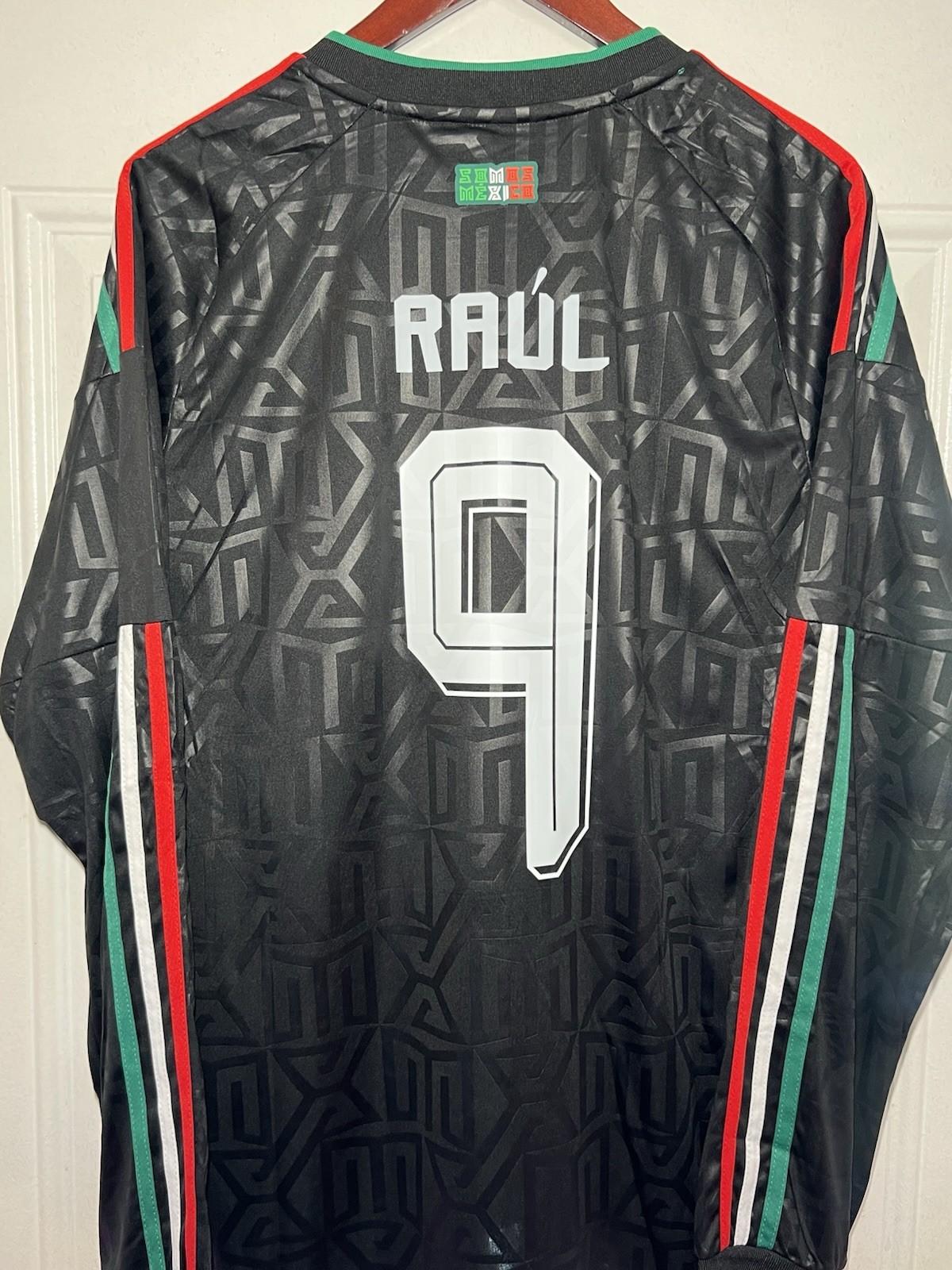 26/27 Mexico Jersey Black Third Long Sleeve Raúl Jiménez #9 sz M Slim Fit NWT