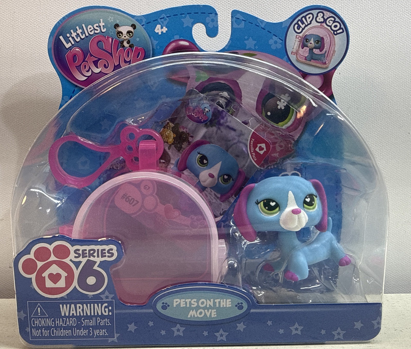 Littlest Pet Shop PETS ON THE MOVE G7 Series 6 #607 DACHSHUND LPS NEW Littlest Pet Shop PETS ON THE MOVE G7 Series 6 #607 DACHSHUND LPS NEW