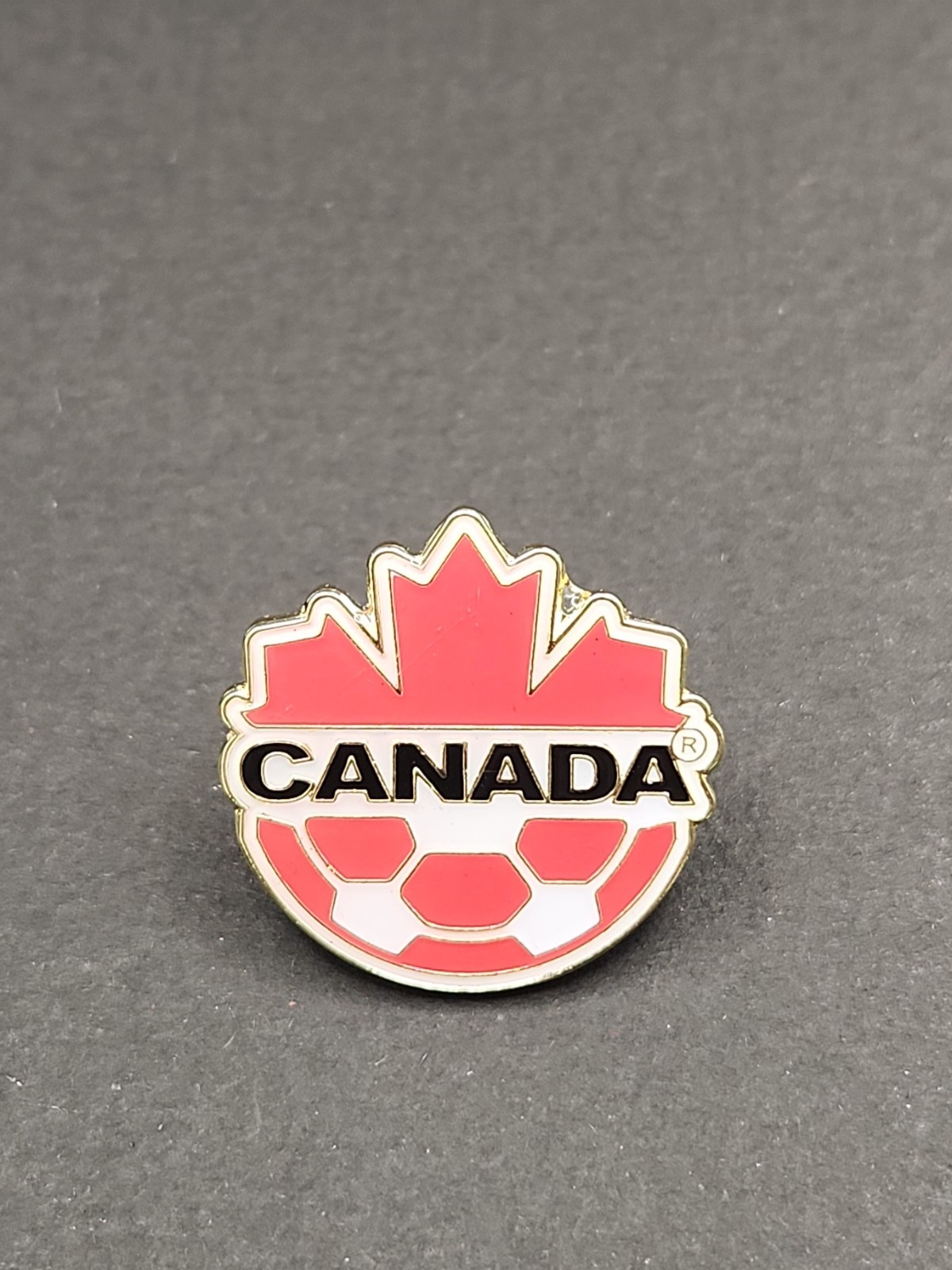 Canada National Soccer Team Logo Enamel Lapel Pin, 