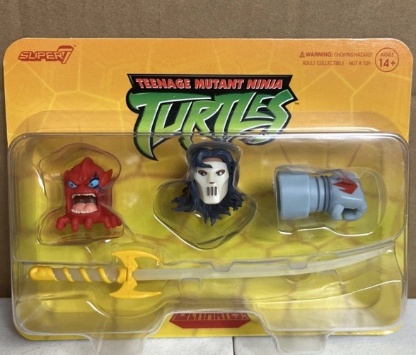 Super7 TMNT Ultimates Wave 13 Super Pack Casey Jones Utrom Shredder Turtle Sword